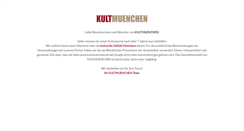 Desktop Screenshot of kultmuenchen.de