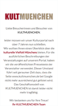 Mobile Screenshot of kultmuenchen.de